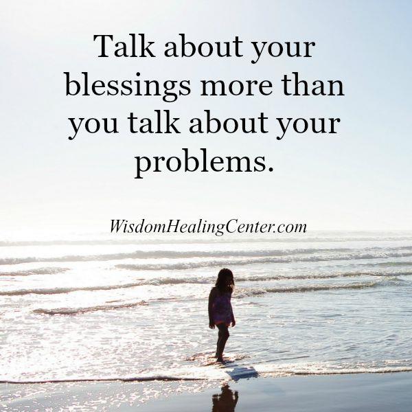 Talk less about your problems with people