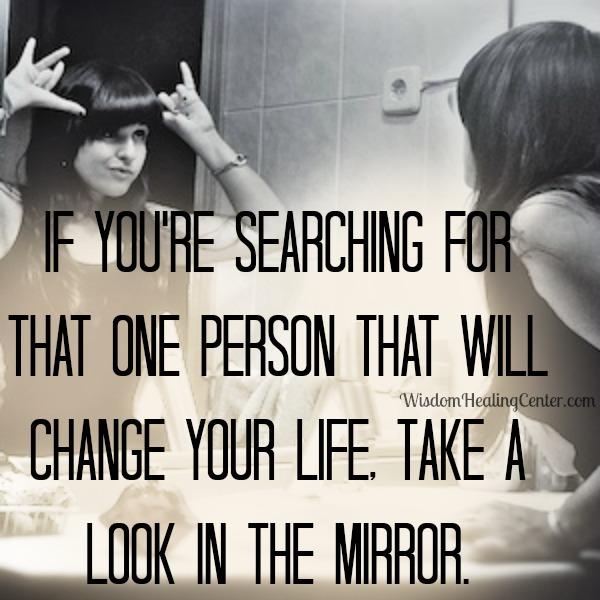 One person that will change your life