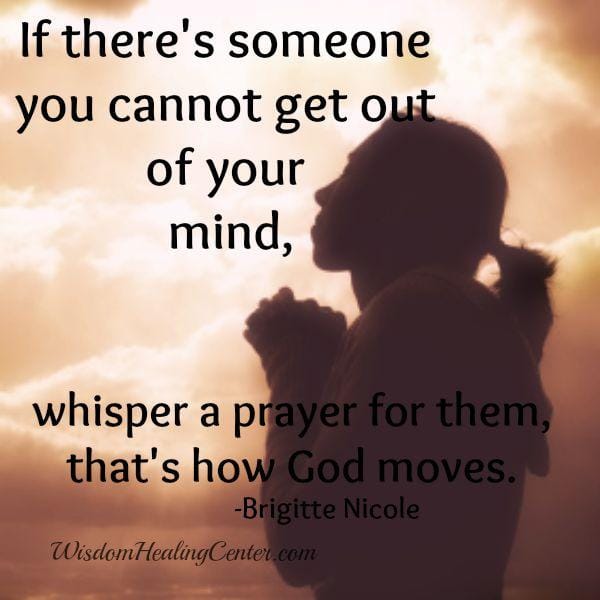 If there's someone you cannot get out of your mind