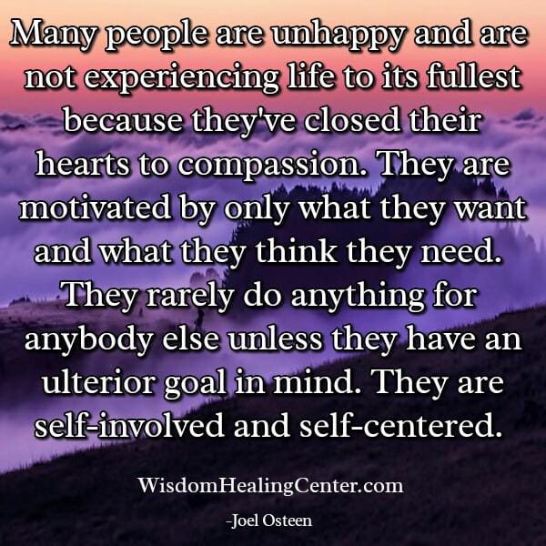 Why many people are not experiencing life to it's fullest?