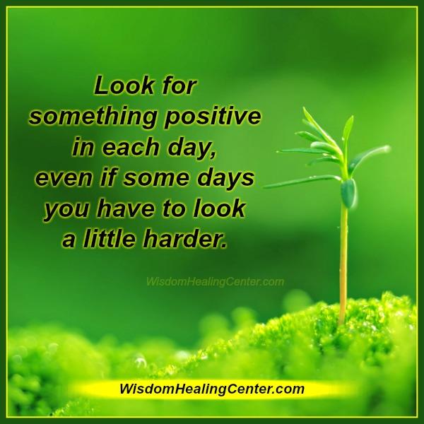 If some days you have to look a little harder