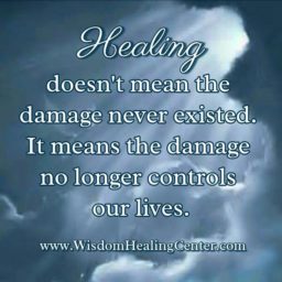 Healing doesn’t mean the damage never existed