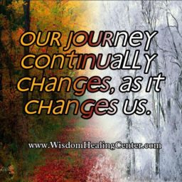 Our journey continually changes