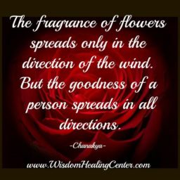 The fragrance of flowers