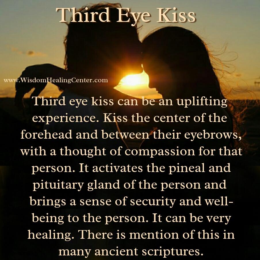 Kiss forehead does symbolize a what What does