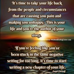 You are the author of your story