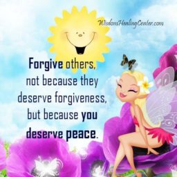 You always deserve peace in your life