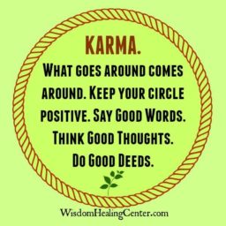 Karma! What goes around comes around