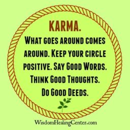 Karma! What goes around comes around