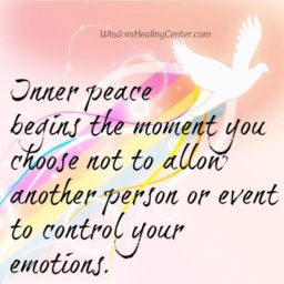 When inner peace begins?