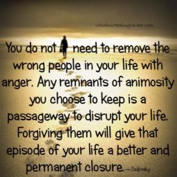 Don’t remove the wrong people in your life with anger