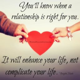 When a relationship is right for you?