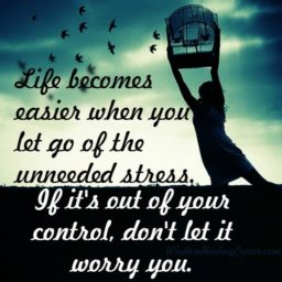 When you let go of the unneeded stress - Wisdom Healing Center
