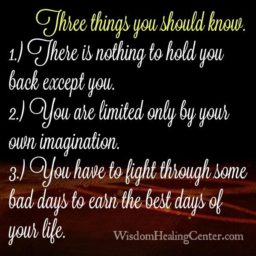 Three things you should know Three things you should know