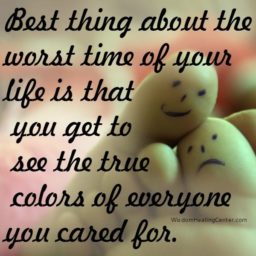 The best thing about the worst time of your life