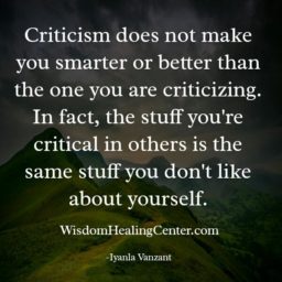 Criticism doesn’t make you smarter