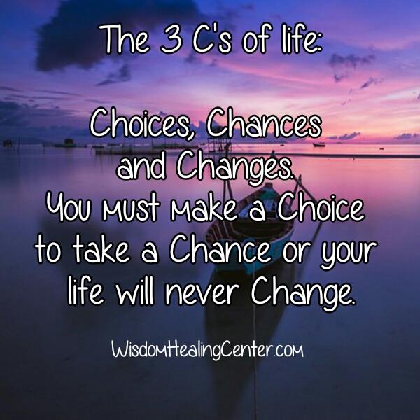 The 3 C's of Life