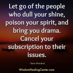 People who poison your spirit