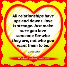 All relationships have ups & downs