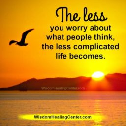 The less you worry about what people think