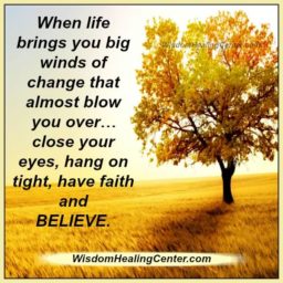 When life brings you big winds of change