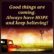 Good things are coming on your way