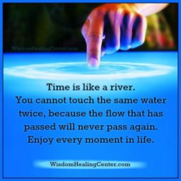 Time is like a river