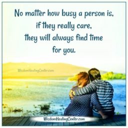 No matter how busy a person is